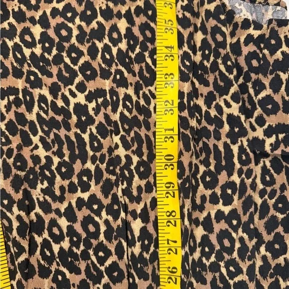 Maeve Juno leopard print 3/4 sleeve dress, sz Small - Picture 9 of 12